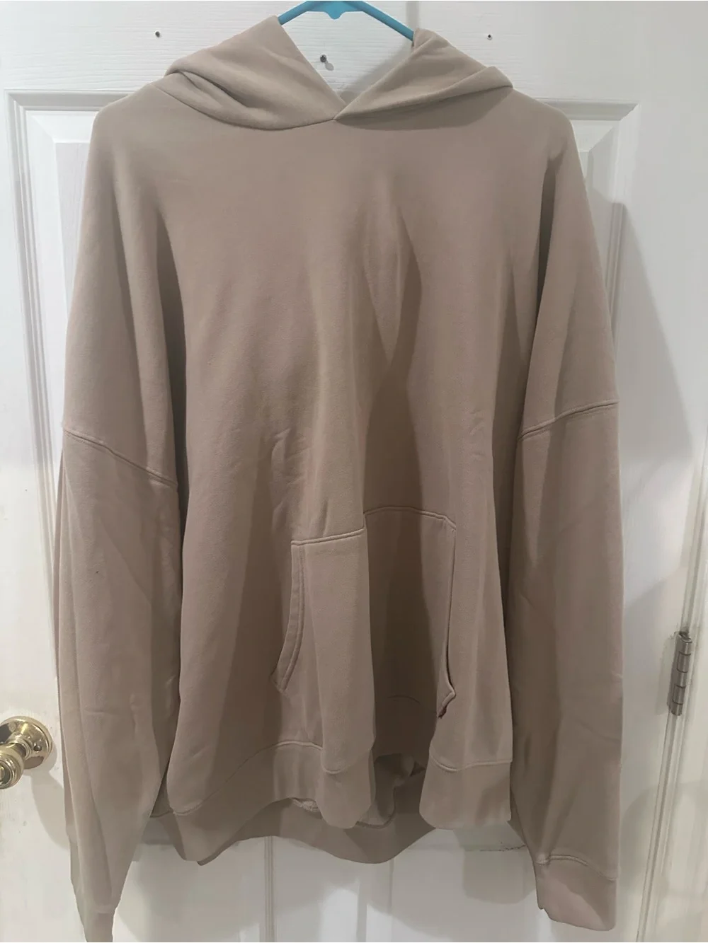 Levi’s XXL Relaxed Fit Hoodie Beige Tan Pullover NWT Oversized